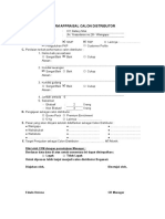 Form Appraisal Calon Distributor