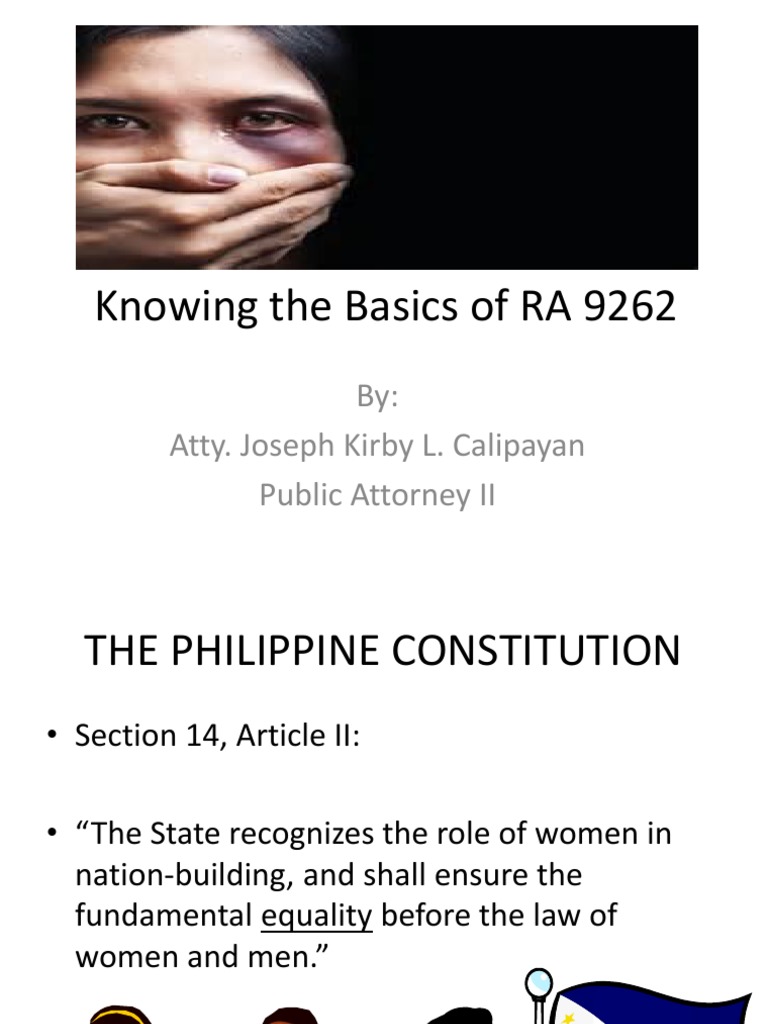 Understanding RA 9262: Anti-VAWC Law | PDF | Restraining Order | Adultery