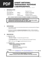 2017 National Poomsae Groundrules