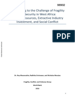 0 West Africa Natural Resources Conflict Investment WB 2015