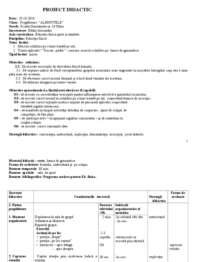 Clasa Pregatitoare Doc