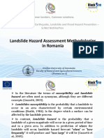 Landslide Hazard Assessment Methodologies in Romania
