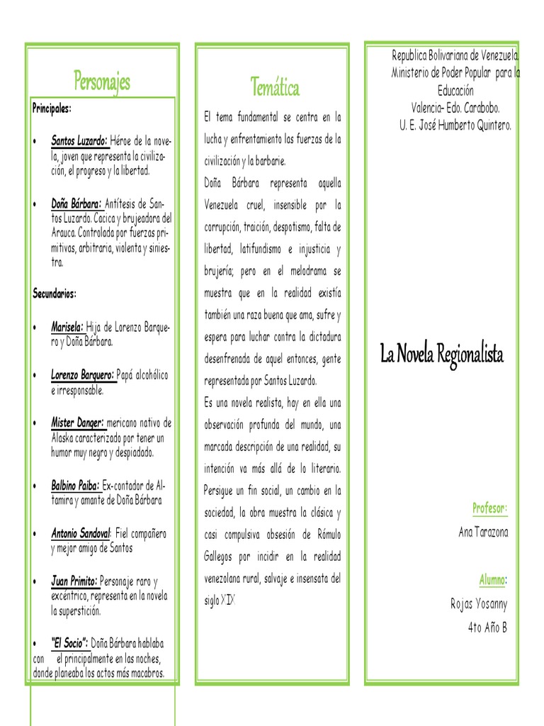 Dona Barbara Novela Pdf