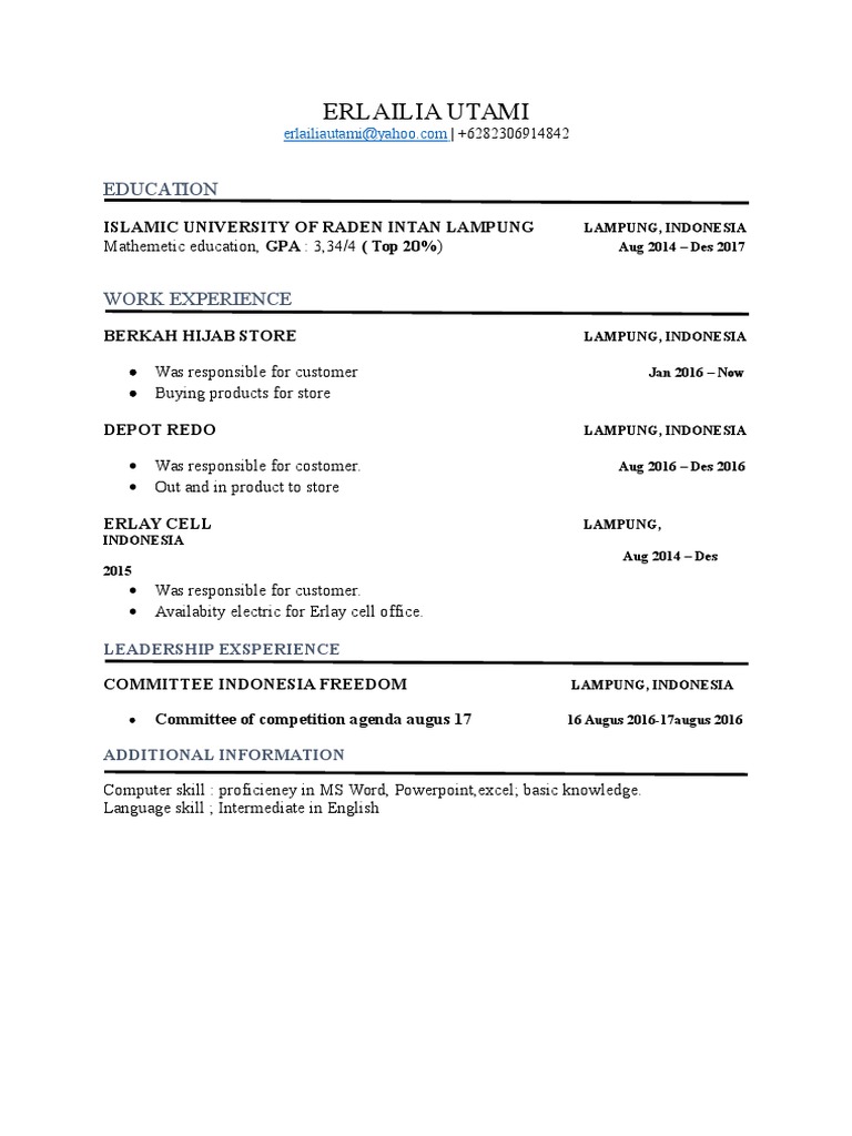 CV Ku | PDF