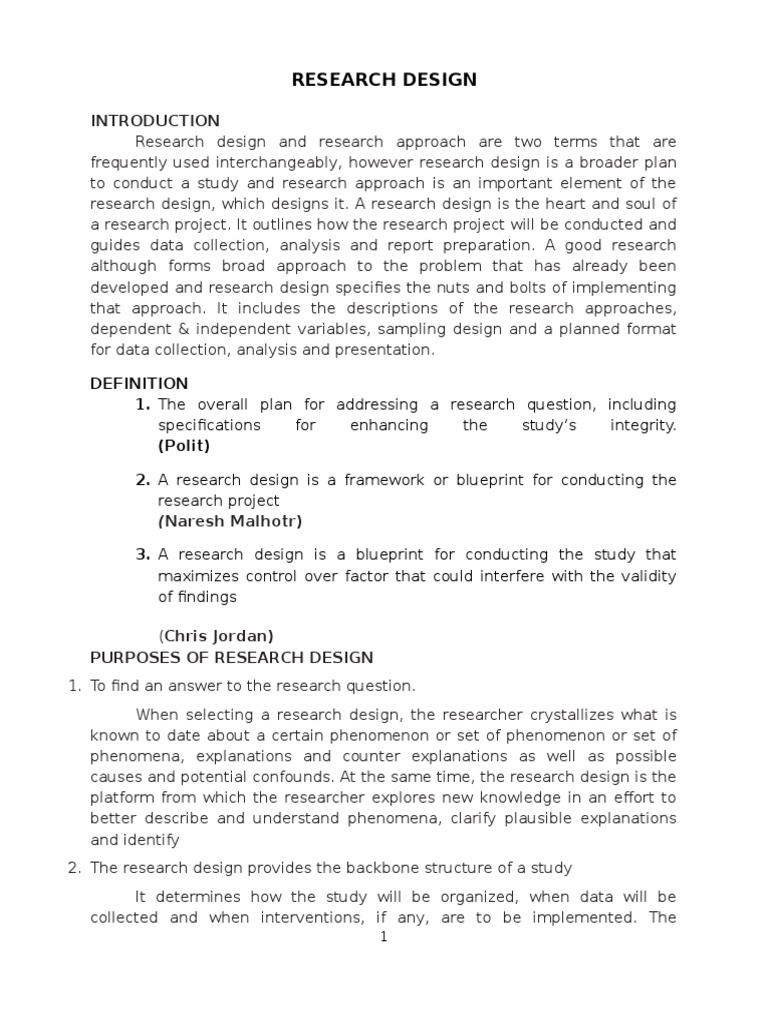 Research Design | PDF | Research Design | Experiment
