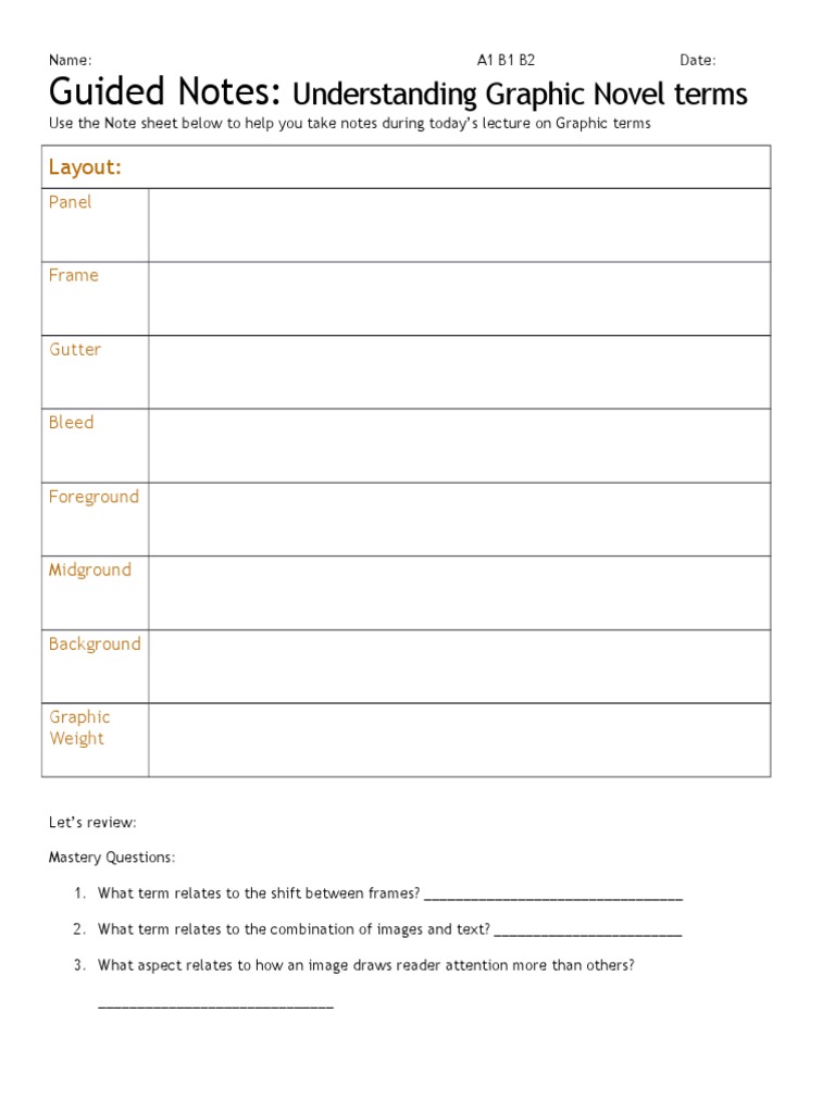 Twnalguided Notes | PDF | Writing