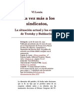 Una Vez Más A Los Sindicatos-La Situacion Actual y Los Errore de Trotsky y Buhkarin