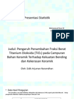 Presentasi Statistik Muh. Ryan M.