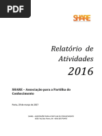 Relatório de Actividades 2016 