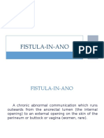 Fistula in Ano