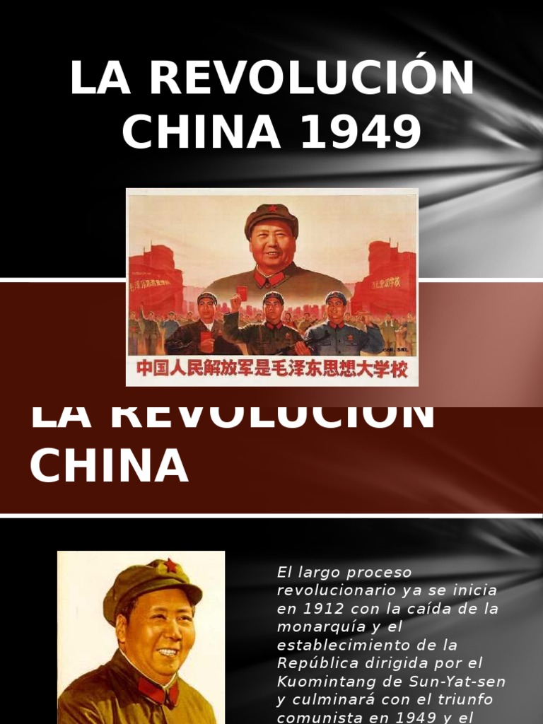 La Revolución China 1949 | PDF | Mao Zedong | Partido Comunista de China
