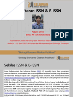 Pendaftaran ISSN Dan E-IsSN