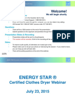 Energy Star Dryer Webinar