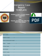 Emergency Case Template