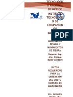 Datos para Costo Horario