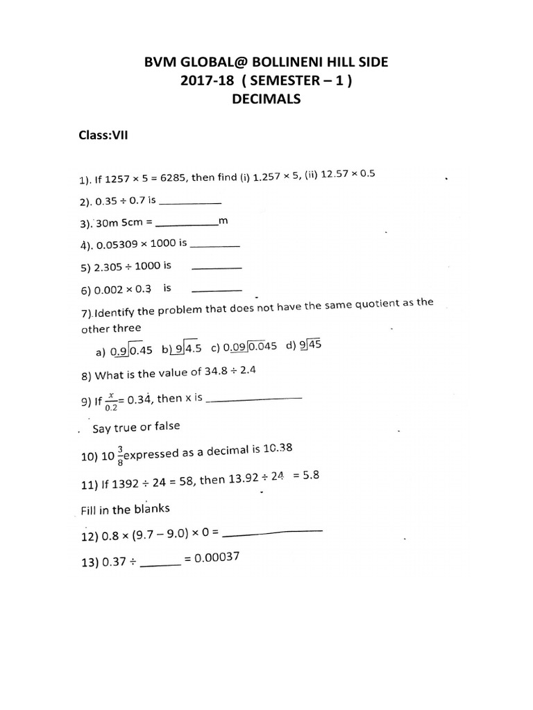 Notes5329 - 7th Class | PDF