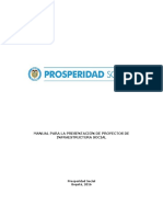 Manual Para La Presentación de Proyectos de Infraestructura Social 2016