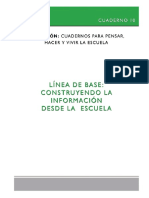 CUADERNO10-Linea de Base- Construyendo La Información Desde La Escuela