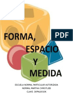 Forma, Espacio y Medida