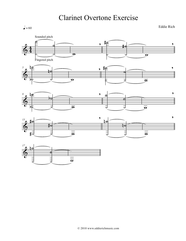 Overtone Exercise PDF