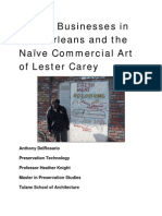 Corner Businesses in New Orleans and The Naïve Commercial Art of Lester Carey