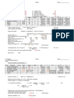 Cross Section Properties (All Dimensions Are in CMS)