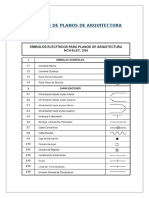 Símbolos de Planos de Arquitectura