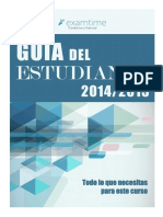 Guia Del Estudiante 2014 2015 ExamTime