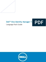Dell™ One Identity Manager 7.0: Language Pack Guide
