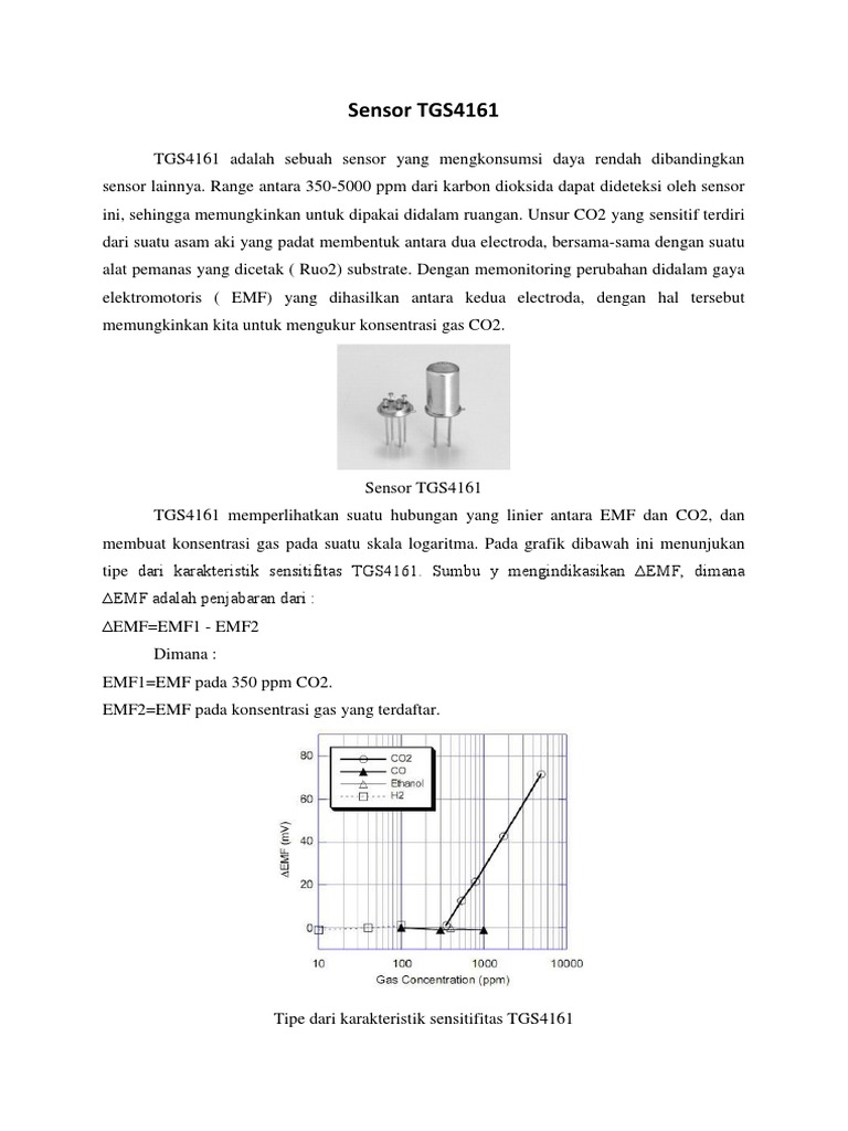 Sensor TGS4161 untuk Deteksi CO2 | PDF | Sains & Matematika