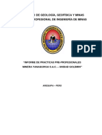 Informe de Practicas Minera Yanaquihua