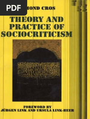 E Cros Teoria Y Practica De La Socio Critica En Ingles Pdf Pdf Discourse Deconstruction