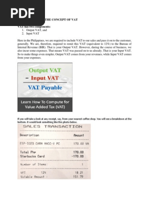 How to Compute for VAT