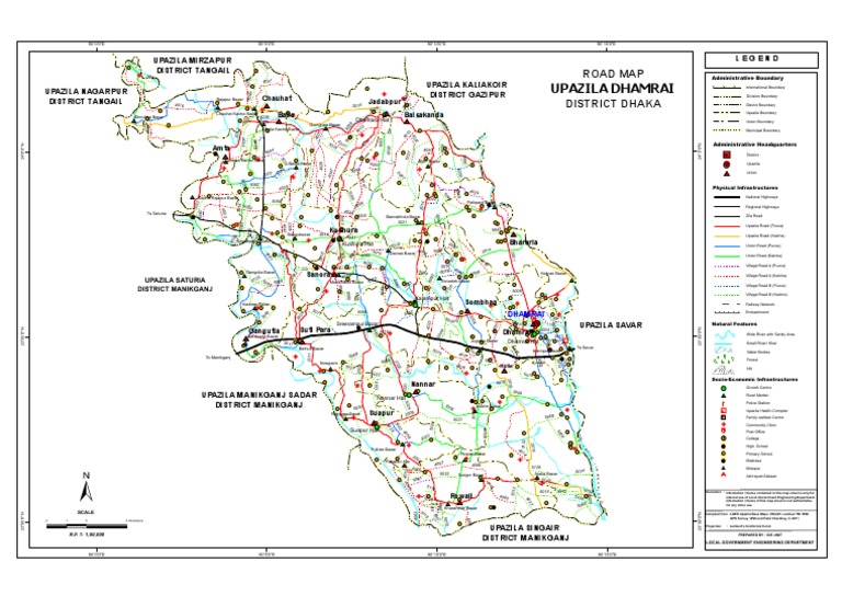 Dhamrai Upazila Map and Guide | PDF