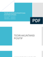 Teori Akuntansi Positif Dan Kontrak Efisien