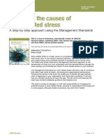 Managing The Causes of Work-Related Stress: A Step-By-Step Approach Using The Management Standards