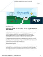 Renewable Energy Certificates Vs Energy Certificates