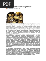 El Discutible Canon Argentino