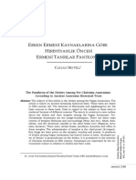 E E K G H Ö E T P: Rken Rmeni Aynaklarina ÖRE Iristiyanlik Ncesi Rmeni Anrilar Anteonu