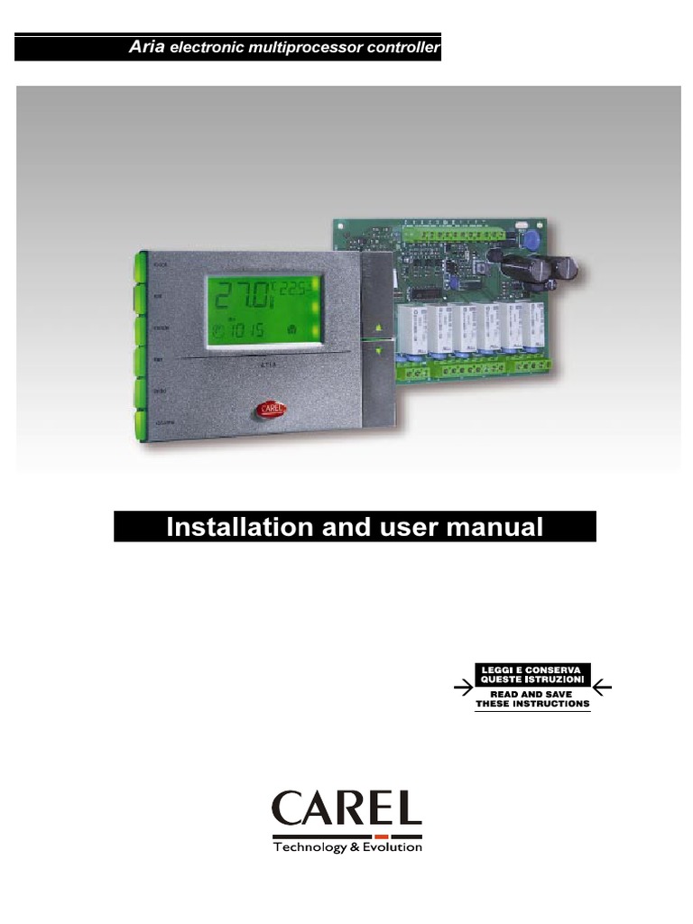 Electronic Multiprocessor Controller Manual | PDF | Hvac | Computer ...