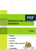 Presentation On FCRA Overview