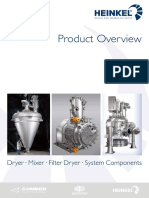 Product Overview Dryers Filter-Dryers & Mixers