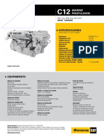 Motores de Propulsion Marinos MM c12 385 BHP