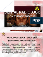 Dental Radiologi On For Purpose PDF