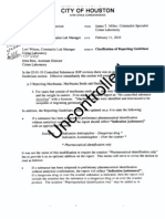 HPD Crime Lab SOPs and Training Manual