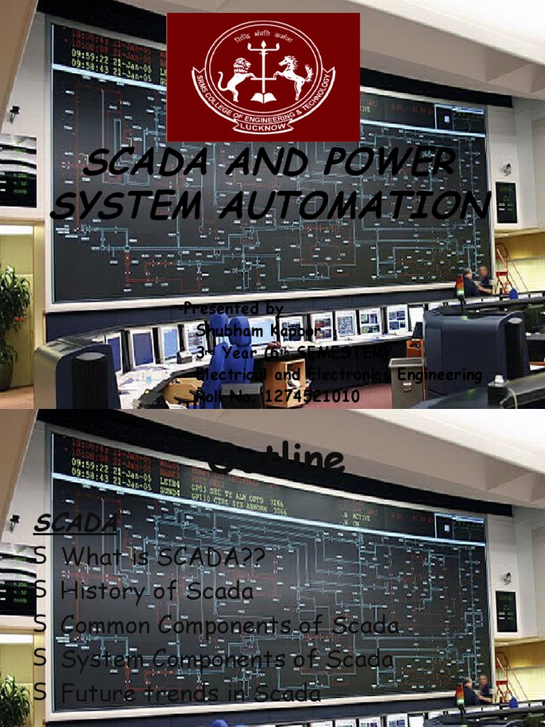SCADA in Power System Automation | PDF | Scada | Programmable Logic ...