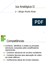 Amplificadores Operacionais e Circuitos Eletrônicos Analógicos