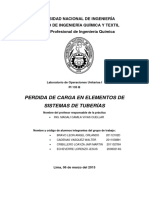 PERDIDAS DE CARGA EN ELEMENTOS DE UN SISTEMA DE TUBERIAS                                                  LAB.pdf