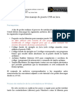 Control de Una Tarjeta Arduino A Través Del Puerto USB Desde Java