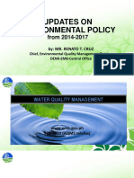 Updates of Environmental Policy in The Philippines 2017